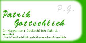 patrik gottschlich business card